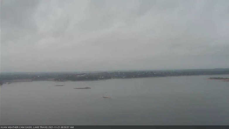 Lake Travis webcam, November 21, 2021 9:00 AM CT