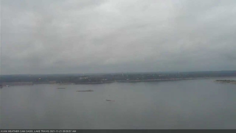Lake Travis webcam, November 21, 2021 10:00 AM CT