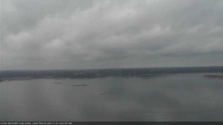 Lake Travis webcam, November 21, 2021 10:25 AM CT