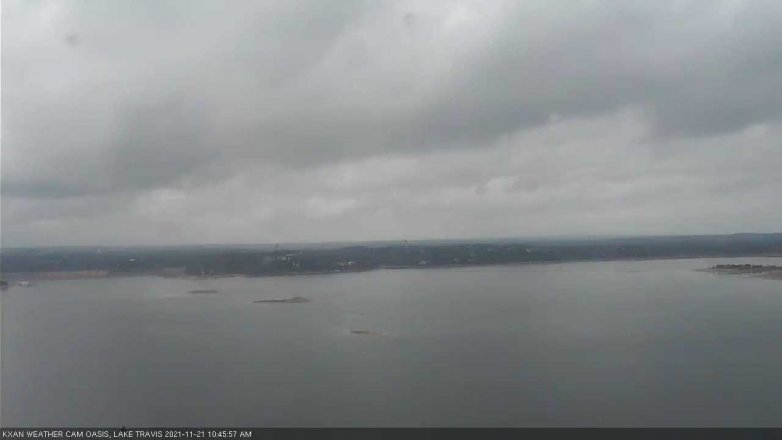 Lake Travis webcam, November 21, 2021 10:45 AM CT