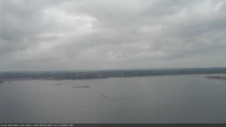 Lake Travis webcam, November 21, 2021 11:00 AM CT