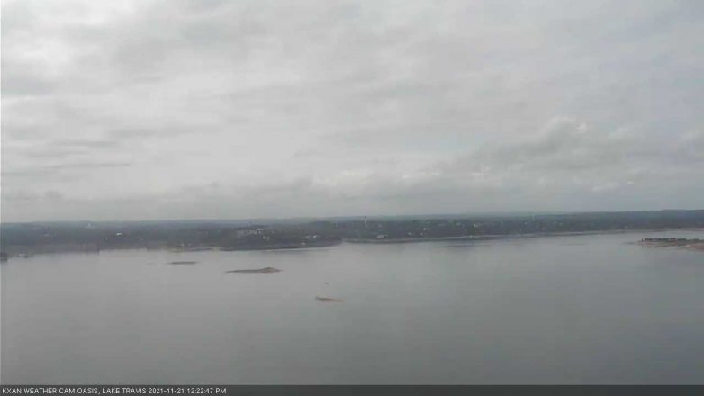 Lake Travis webcam, November 21, 2021 12:25 PM CT
