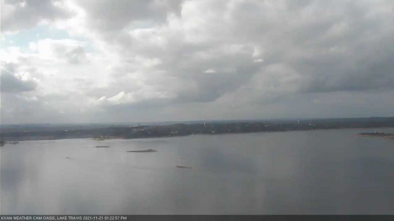Lake Travis webcam, November 21, 2021 1:25 PM CT