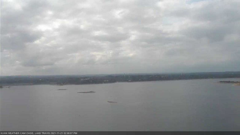 Lake Travis webcam, November 21, 2021 2:00 PM CT