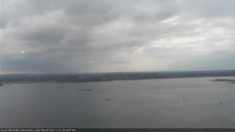 Lake Travis webcam, November 21, 2021 2:45 PM CT