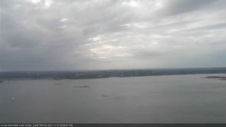 Lake Travis webcam, November 21, 2021 3:00 PM CT