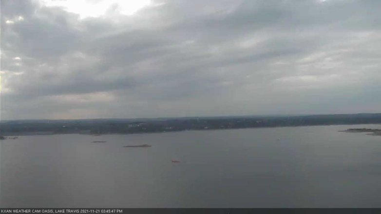 Lake Travis webcam, November 21, 2021 3:45 PM CT