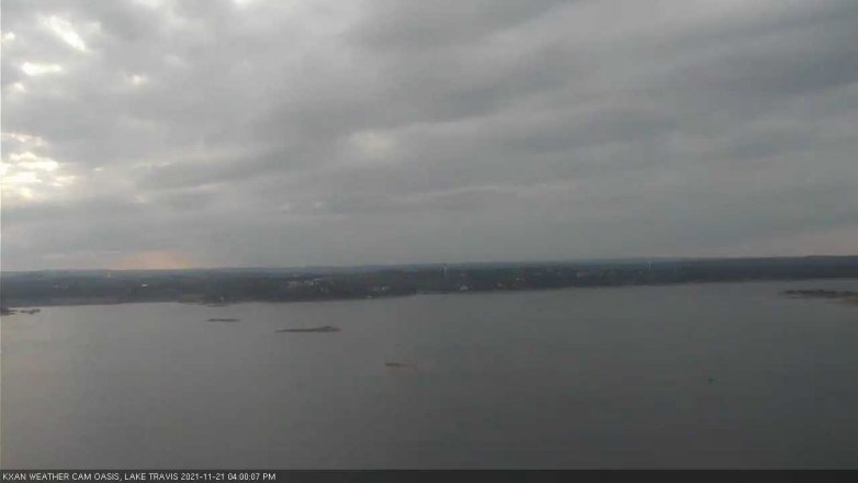 Lake Travis webcam, November 21, 2021 4:00 PM CT