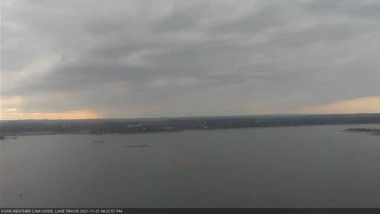 Lake Travis webcam, November 21, 2021 4:25 PM CT