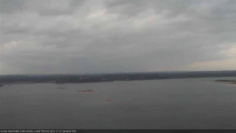 Lake Travis webcam, November 21, 2021 4:45 PM CT