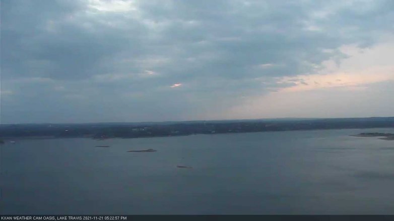 Lake Travis webcam, November 21, 2021 5:25 PM CT