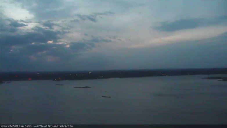 Lake Travis webcam, November 21, 2021 5:45 PM CT