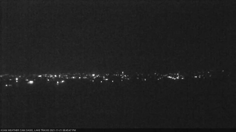 Lake Travis webcam, November 21, 2021 6:45 PM CT
