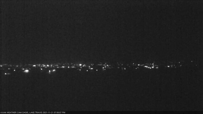 Lake Travis webcam, November 21, 2021 7:00 PM CT