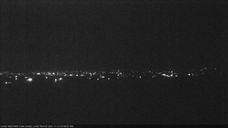 Lake Travis webcam, November 21, 2021 7:45 PM CT