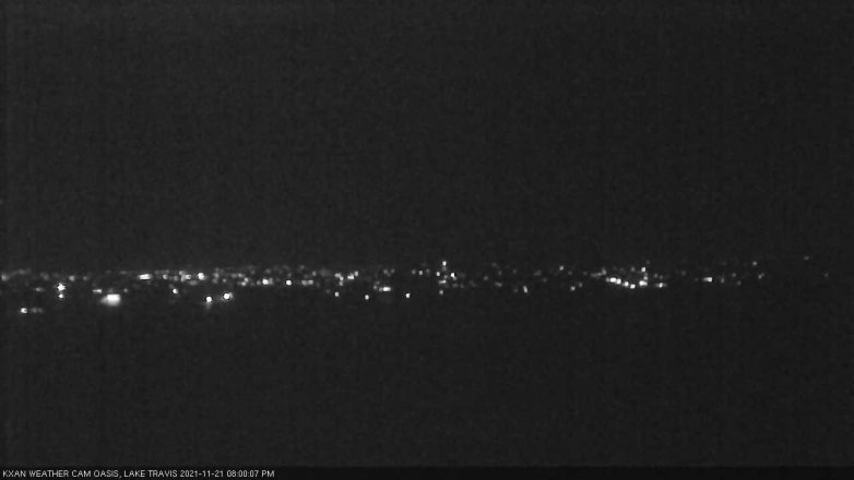 Lake Travis webcam, November 21, 2021 8:00 PM CT