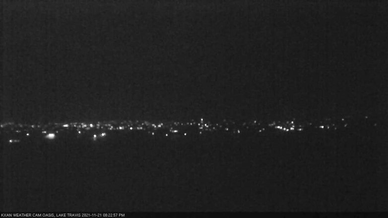 Lake Travis webcam, November 21, 2021 8:25 PM CT