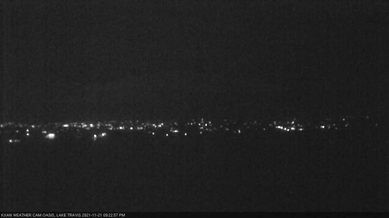 Lake Travis webcam, November 21, 2021 9:25 PM CT