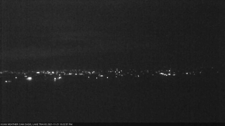Lake Travis webcam, November 21, 2021 10:25 PM CT
