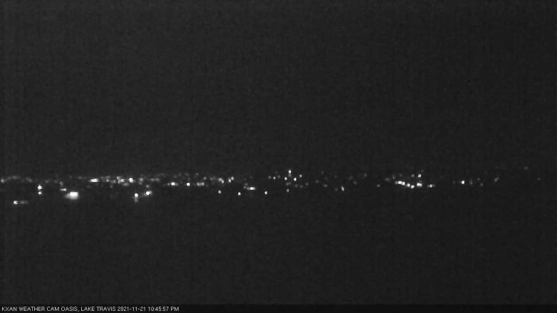 Lake Travis webcam, November 21, 2021 10:45 PM CT