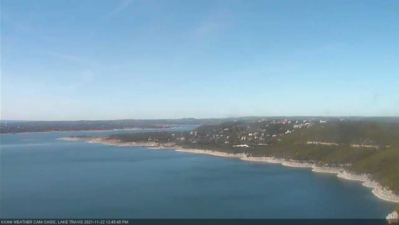 Lake Travis webcam, November 22, 2021 12:45 PM CT