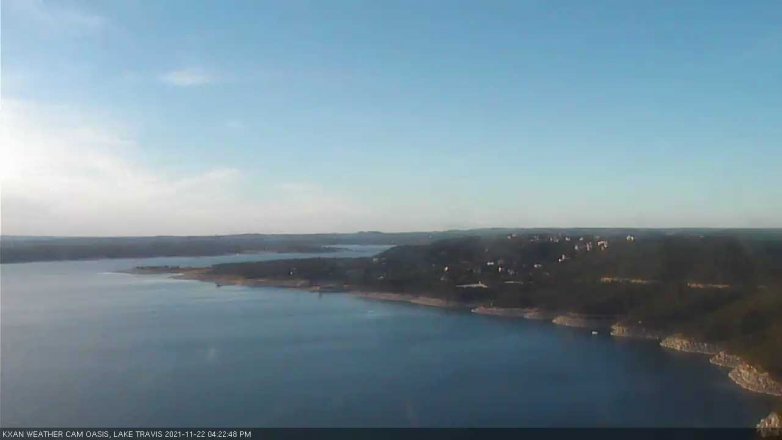 Lake Travis webcam, November 22, 2021 4:25 PM CT