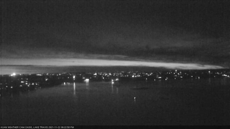 Lake Travis webcam, November 22, 2021 6:25 PM CT