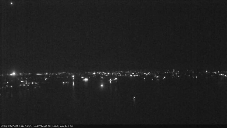 Lake Travis webcam, November 22, 2021 6:45 PM CT