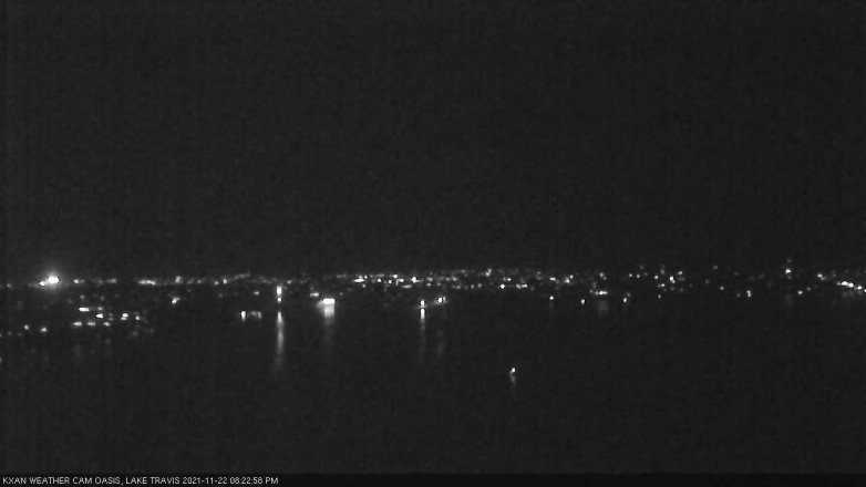Lake Travis webcam, November 22, 2021 8:25 PM CT