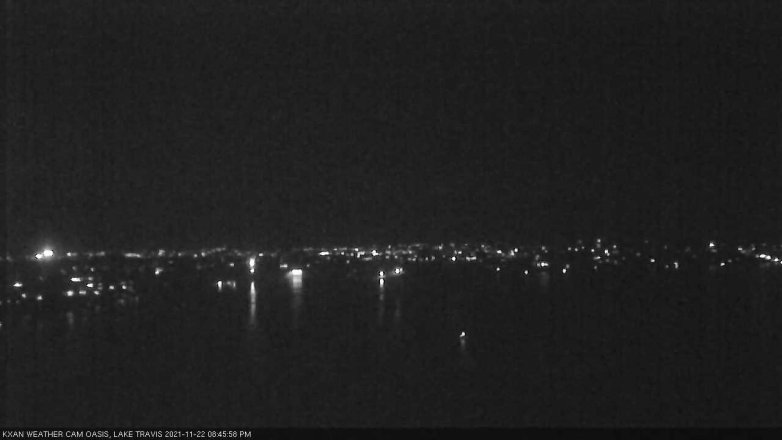 Lake Travis webcam, November 22, 2021 8:45 PM CT