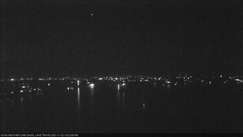 Lake Travis webcam, November 22, 2021 10:25 PM CT