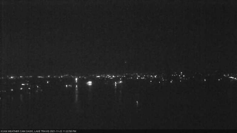 Lake Travis webcam, November 22, 2021 11:25 PM CT