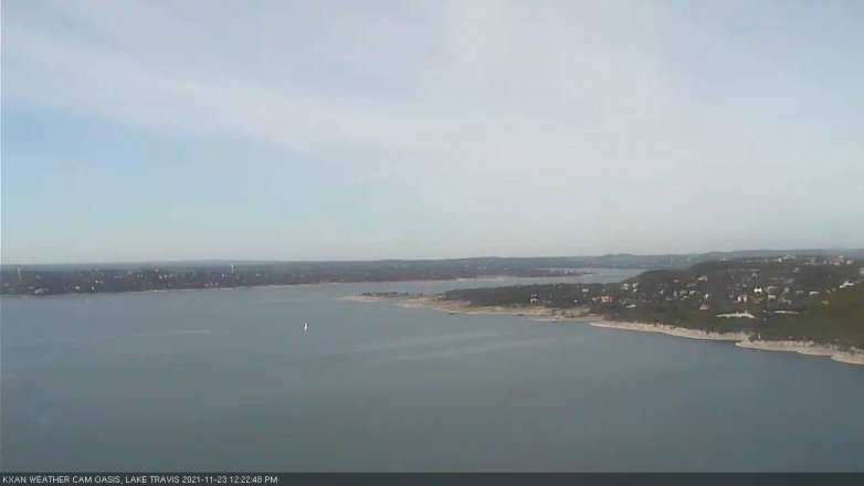 Lake Travis webcam, November 23, 2021 12:25 PM CT