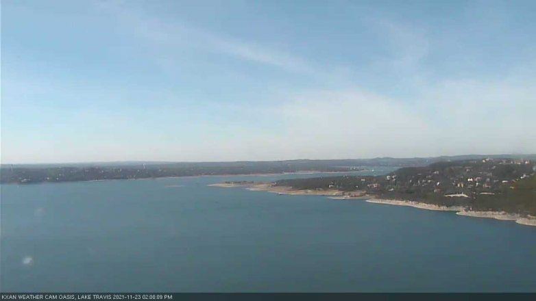 Lake Travis webcam, November 23, 2021 2:00 PM CT