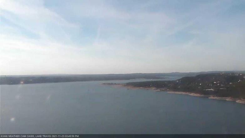 Lake Travis webcam, November 23, 2021 3:45 PM CT