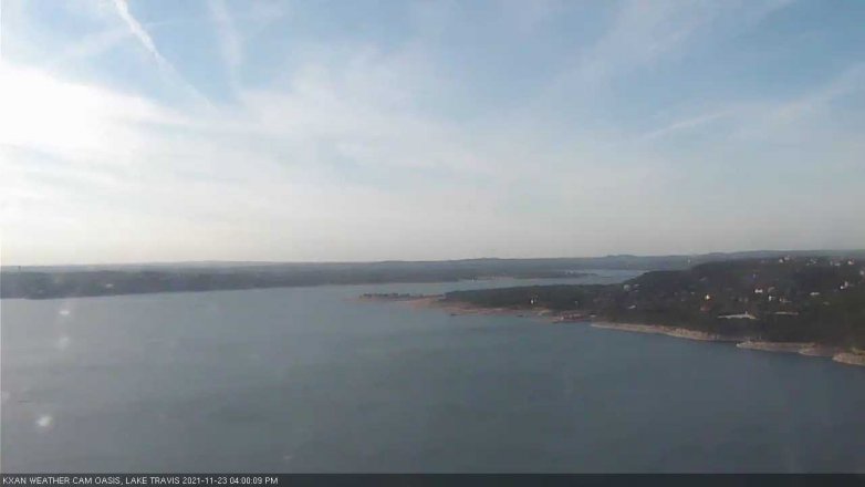 Lake Travis webcam, November 23, 2021 4:00 PM CT