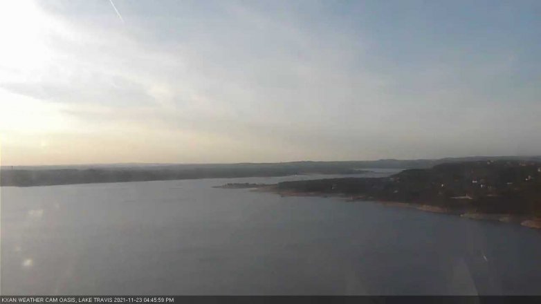 Lake Travis webcam, November 23, 2021 4:45 PM CT