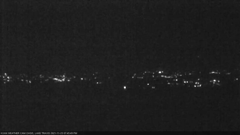 Lake Travis webcam, November 23, 2021 7:45 PM CT