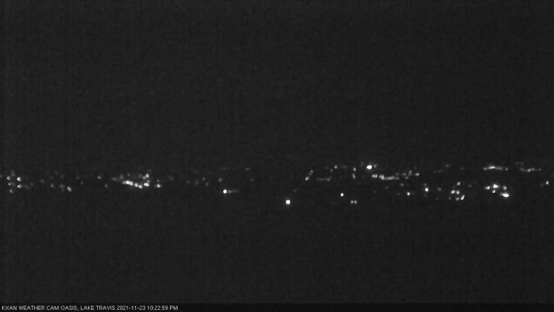 Lake Travis webcam, November 23, 2021 10:25 PM CT