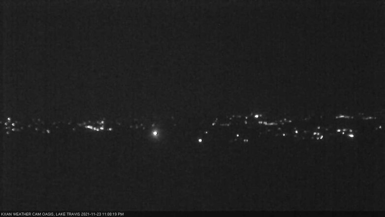 Lake Travis webcam, November 23, 2021 11:00 PM CT