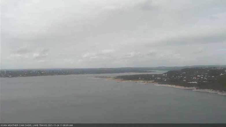 Lake Travis webcam, November 24, 2021 11:00 AM CT