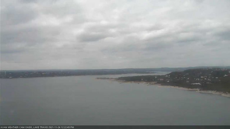 Lake Travis webcam, November 24, 2021 12:25 PM CT