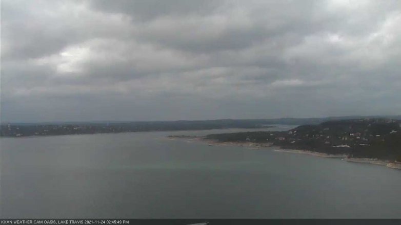 Lake Travis webcam, November 24, 2021 2:45 PM CT