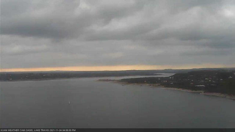 Lake Travis webcam, November 24, 2021 4:00 PM CT