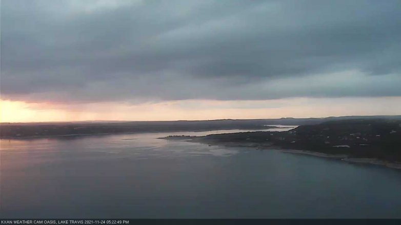 Lake Travis webcam, November 24, 2021 5:25 PM CT