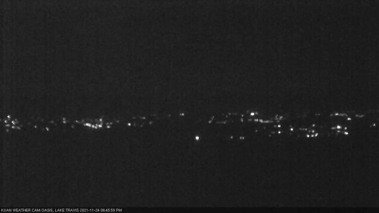 Lake Travis webcam, November 24, 2021 6:45 PM CT