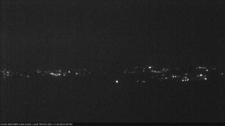 Lake Travis webcam, November 24, 2021 8:25 PM CT