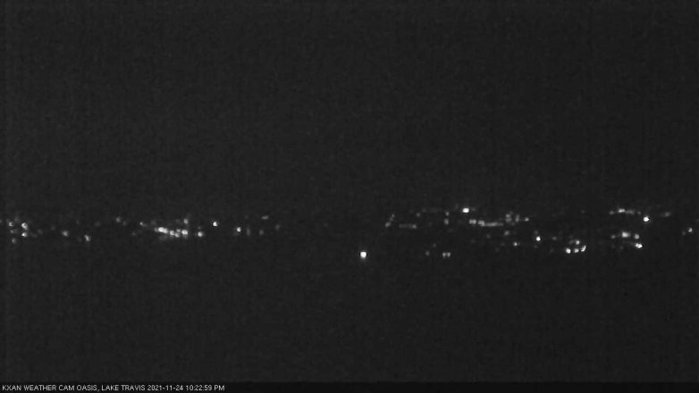 Lake Travis webcam, November 24, 2021 10:25 PM CT