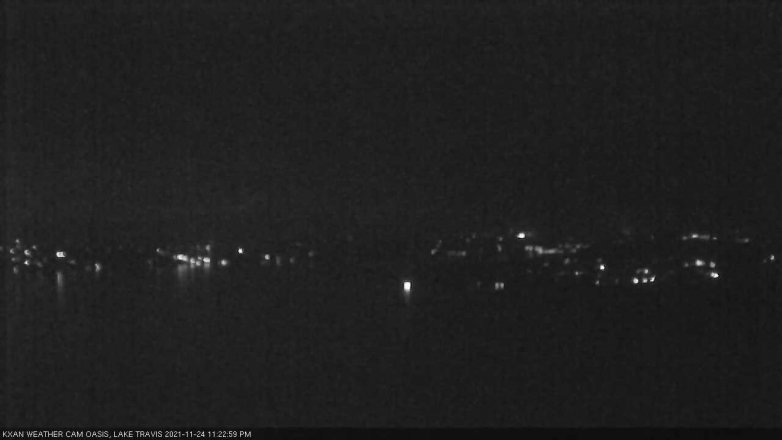 Lake Travis webcam, November 24, 2021 11:25 PM CT