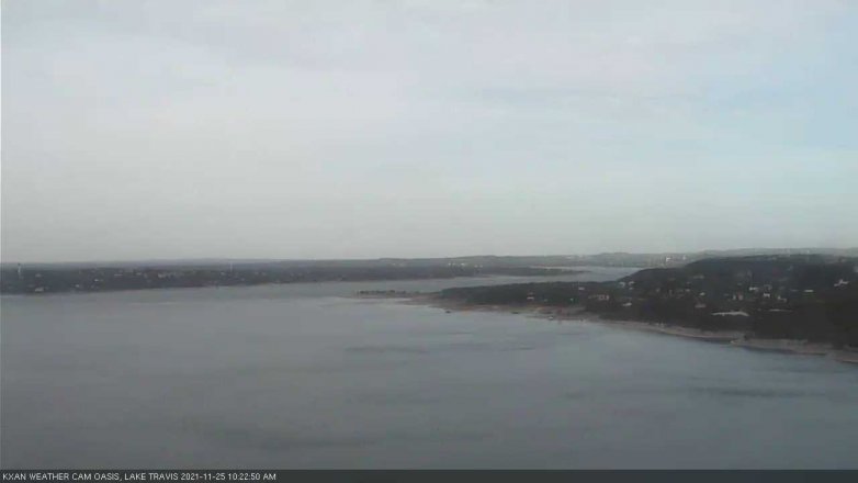 Lake Travis webcam, November 25, 2021 10:25 AM CT